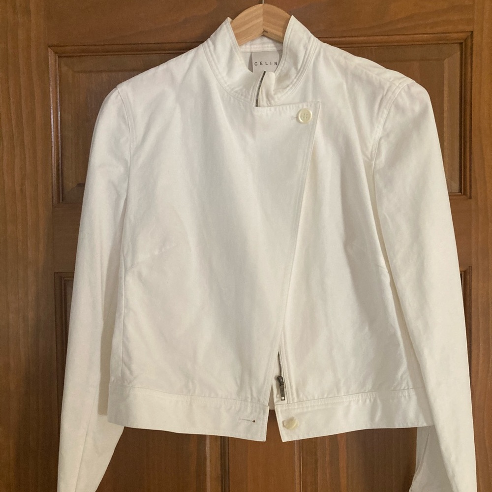 Celine White Denim jacket